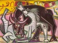 Kurse de taureaux Corrida 1 1934 Kubismus